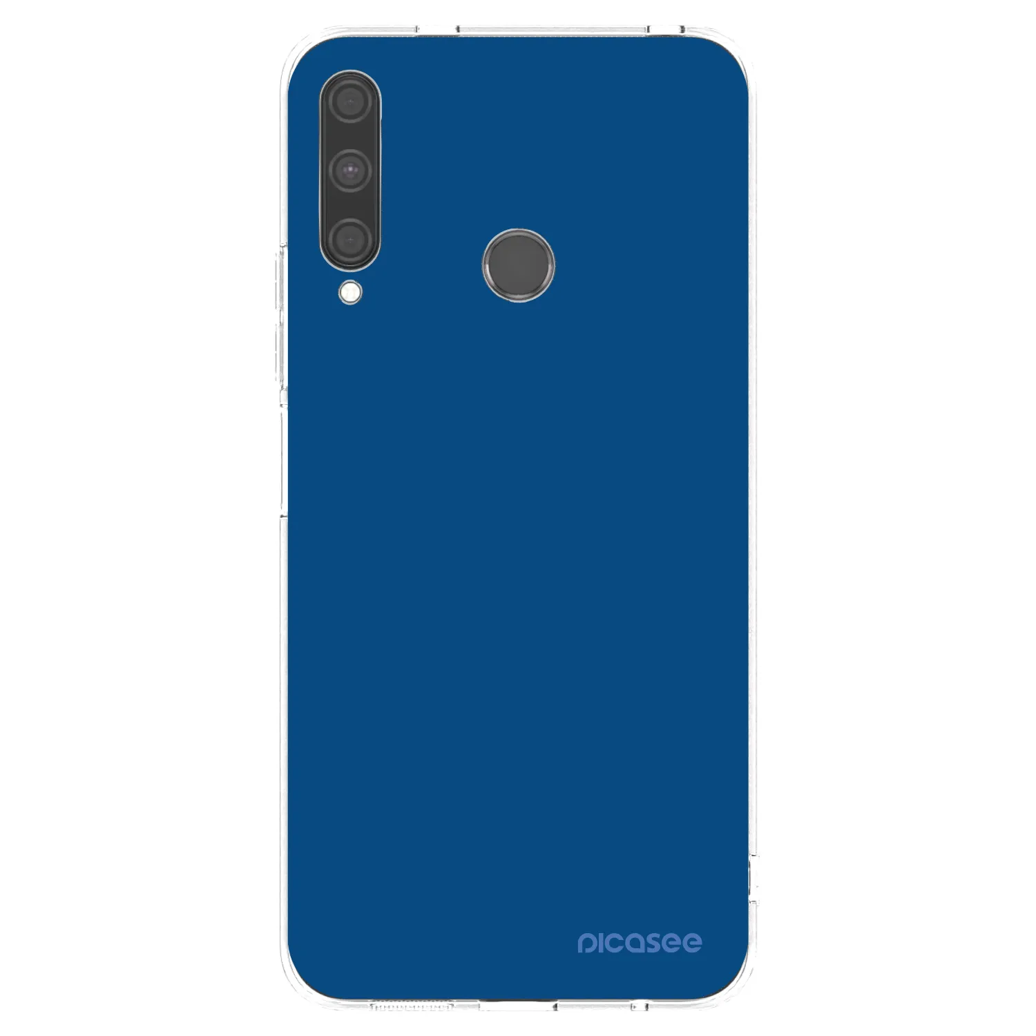 Picasee silikonový průhledný obal pro Huawei P40 Lite E - Navy Blue