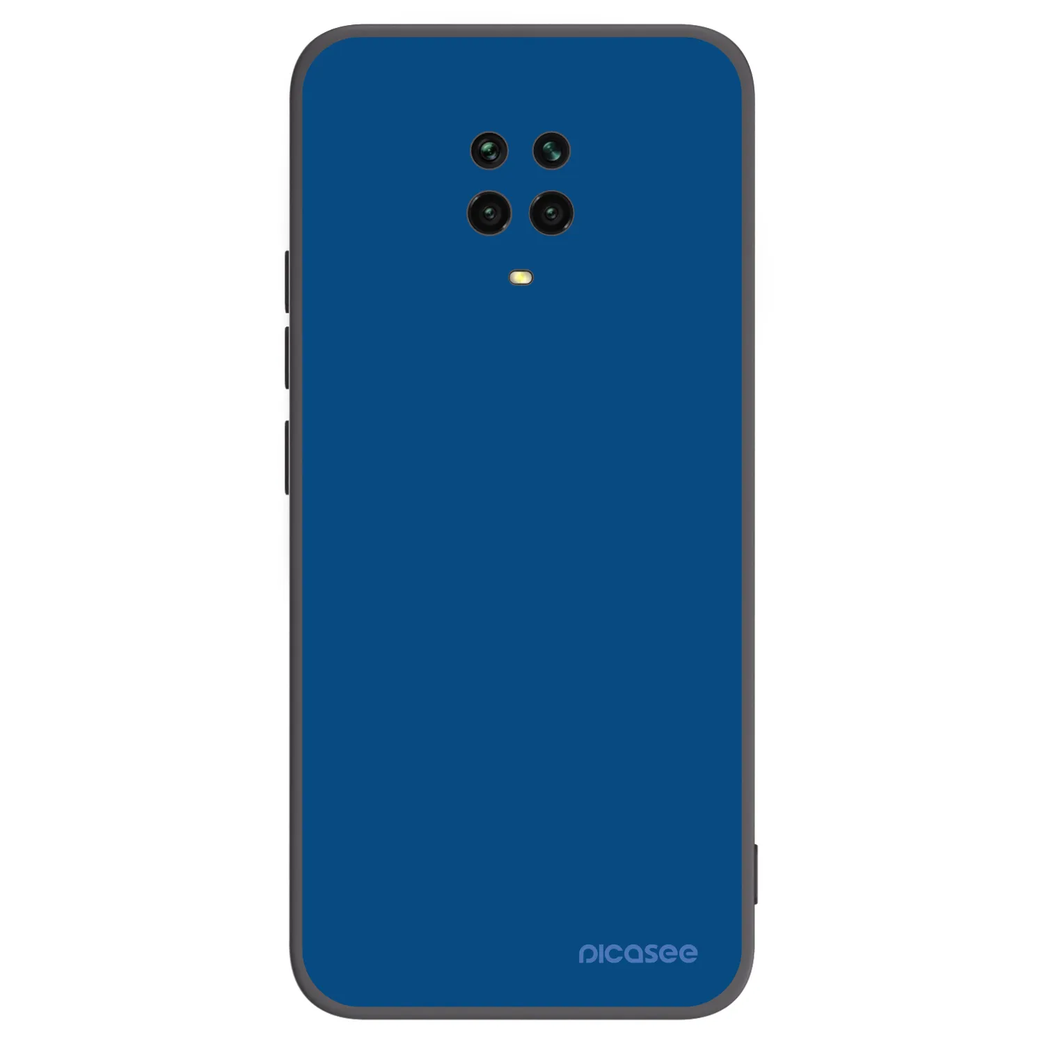 Picasee silikonový černý obal pro Xiaomi Redmi Note 9 Pro - Navy Blue