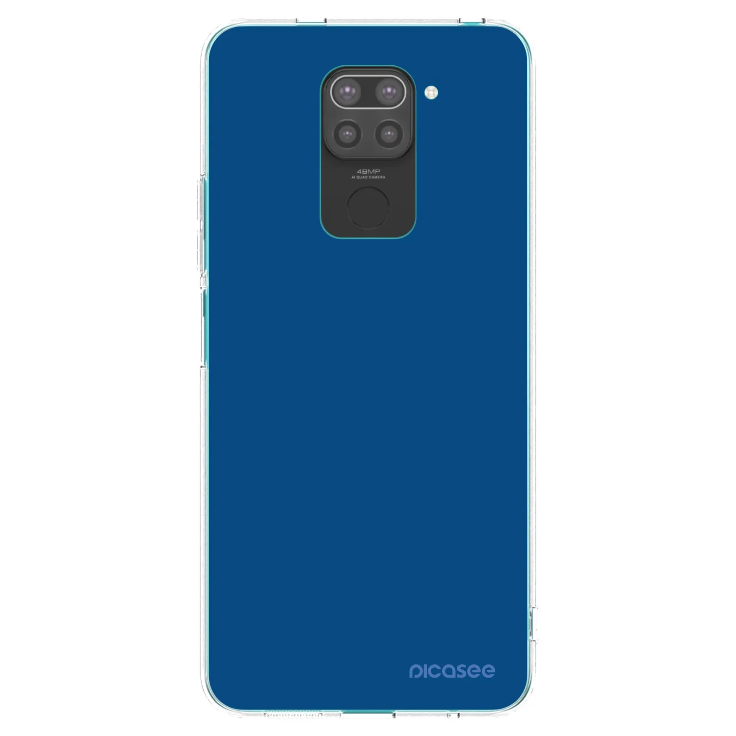 Picasee silikonový černý obal pro Xiaomi Redmi Note 9 - Navy Blue
