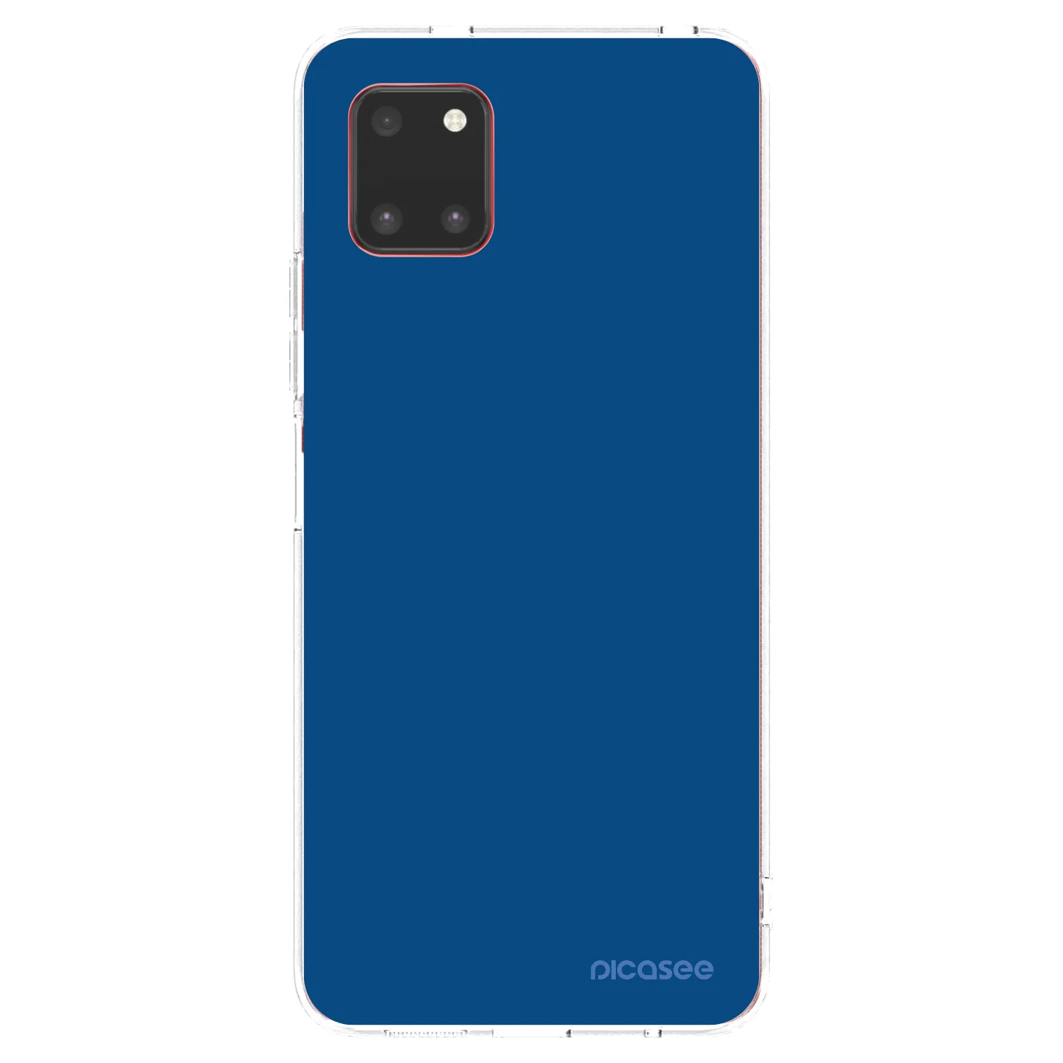 Picasee silikonový průhledný obal pro Samsung Galaxy Note 10 Lite N770F - Navy Blue