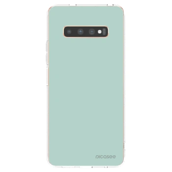 Picasee silikonový průhledný obal pro Samsung Galaxy S10 Plus G975 - Pastel Charm