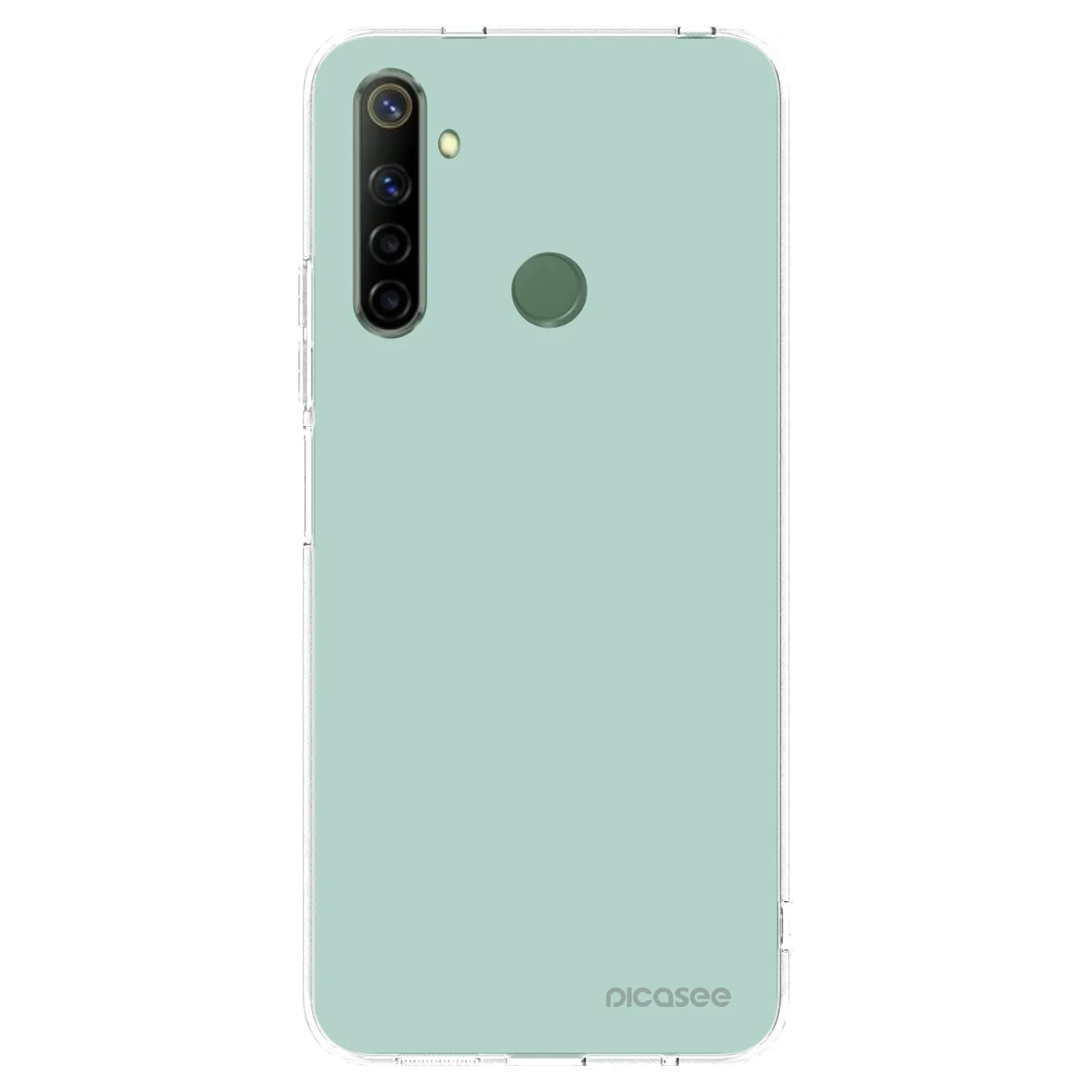 Picasee silikonový průhledný obal pro Realme 6i - Pastel Charm