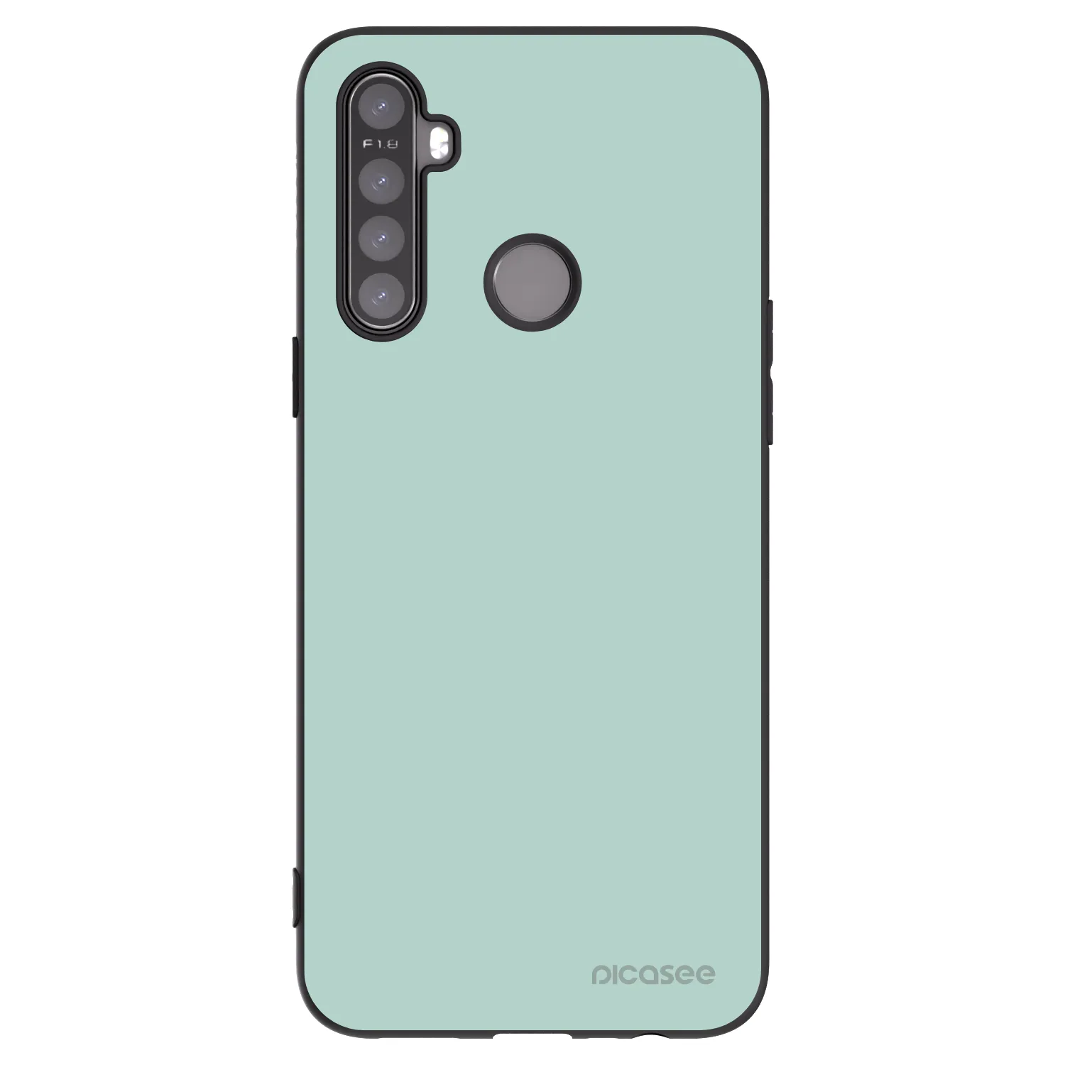 Picasee silikonový černý obal pro Realme 6i - Pastel Charm