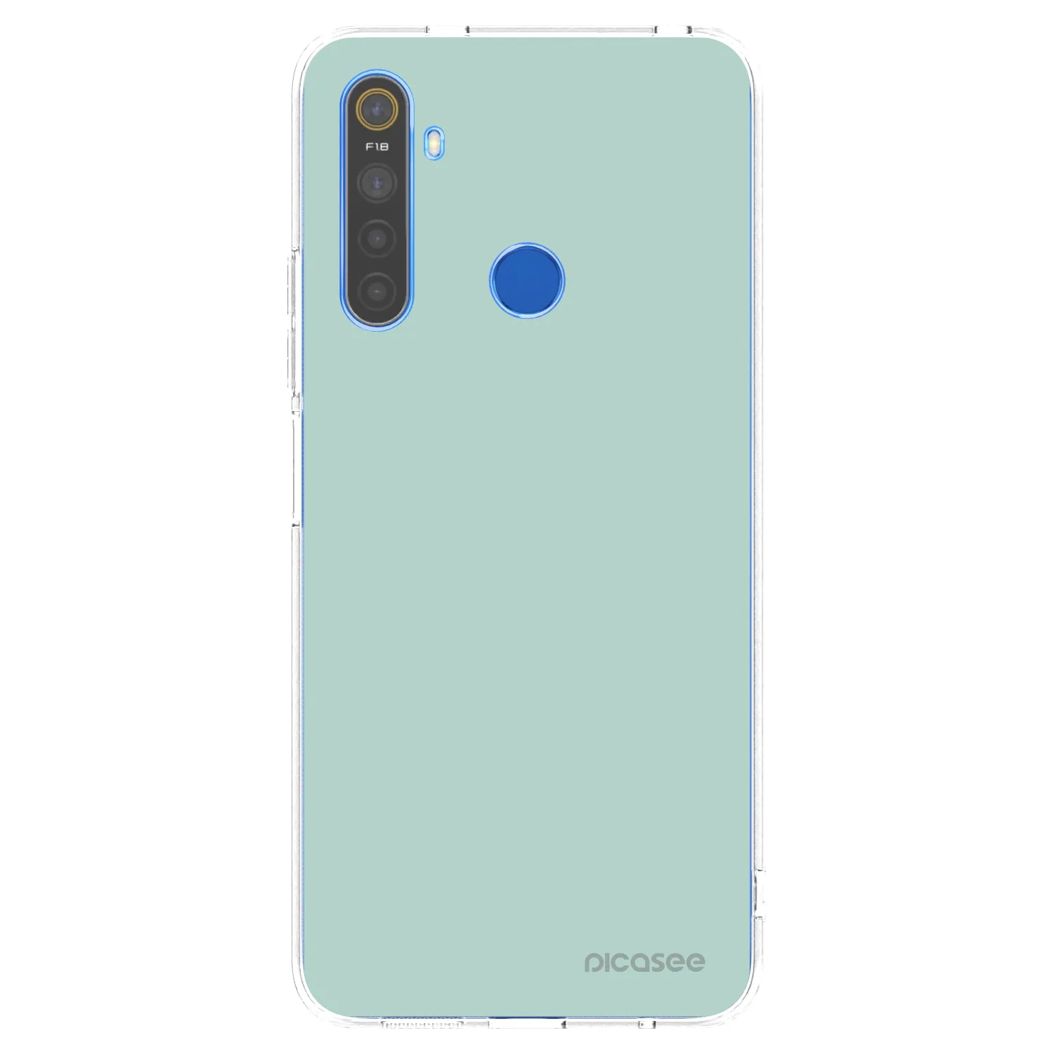 Picasee silikonový průhledný obal pro Realme 5 - Pastel Charm