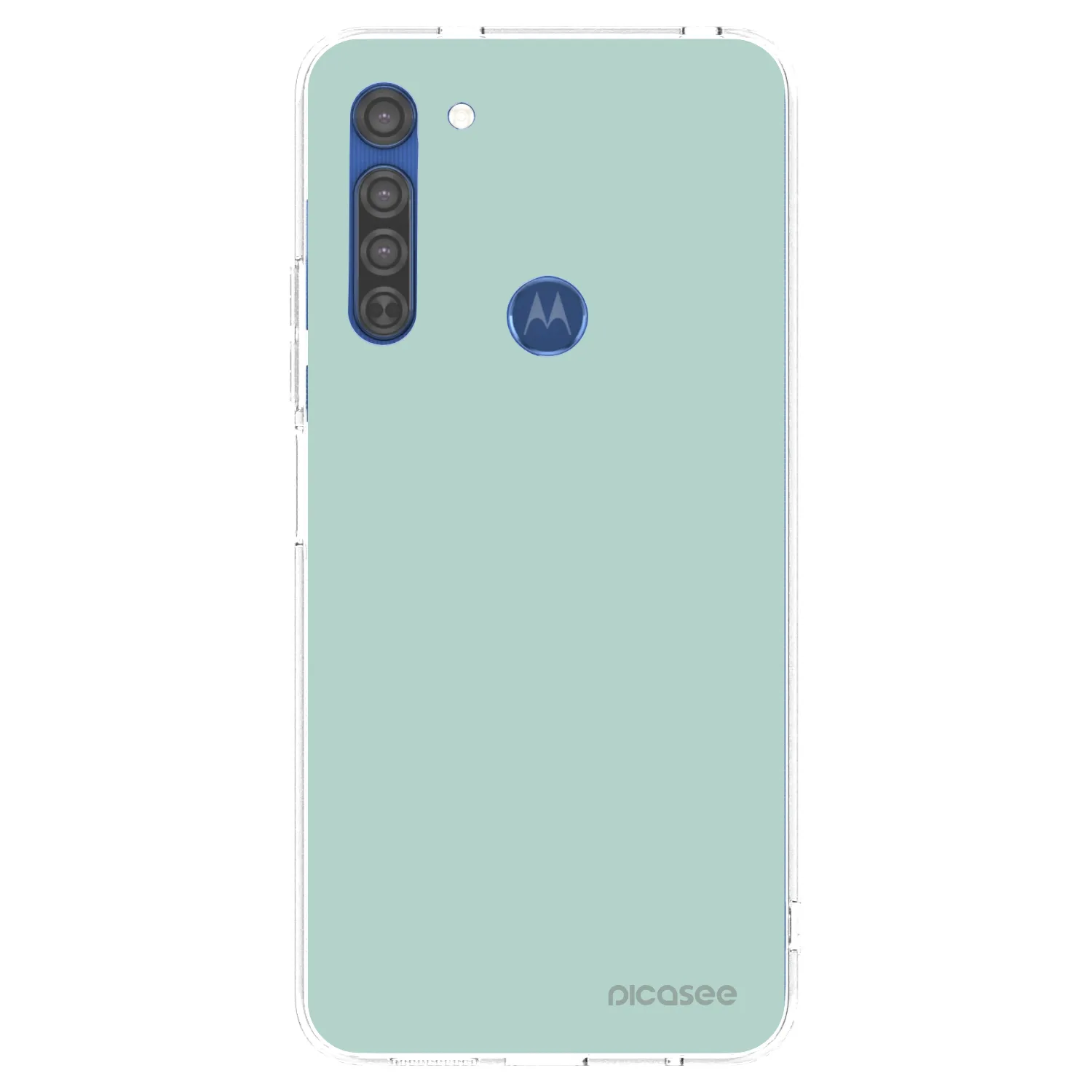 Picasee silikonový průhledný obal pro Motorola Moto G8 - Pastel Charm