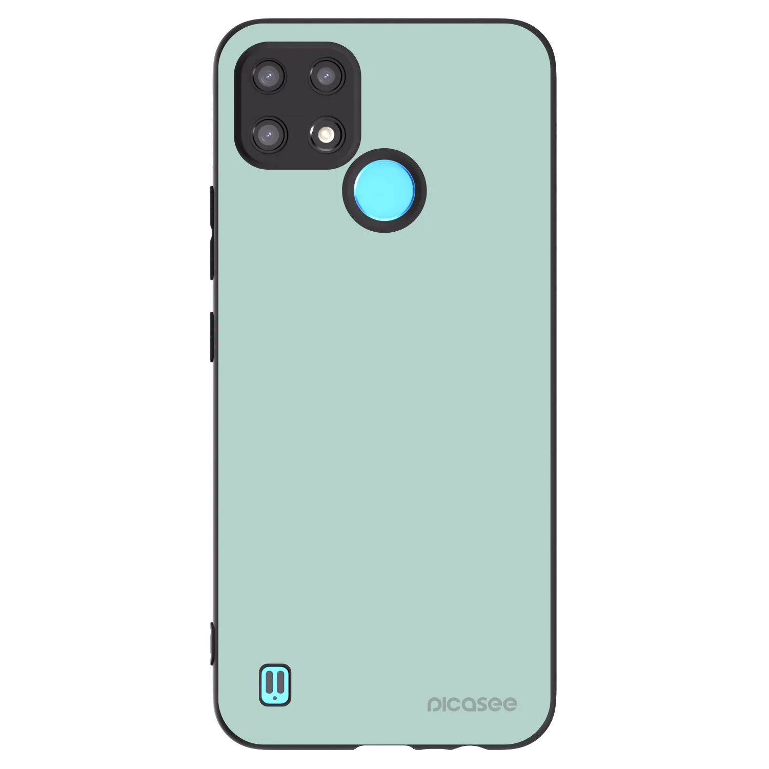 Picasee silikonový černý obal pro Realme C21 - Pastel Charm