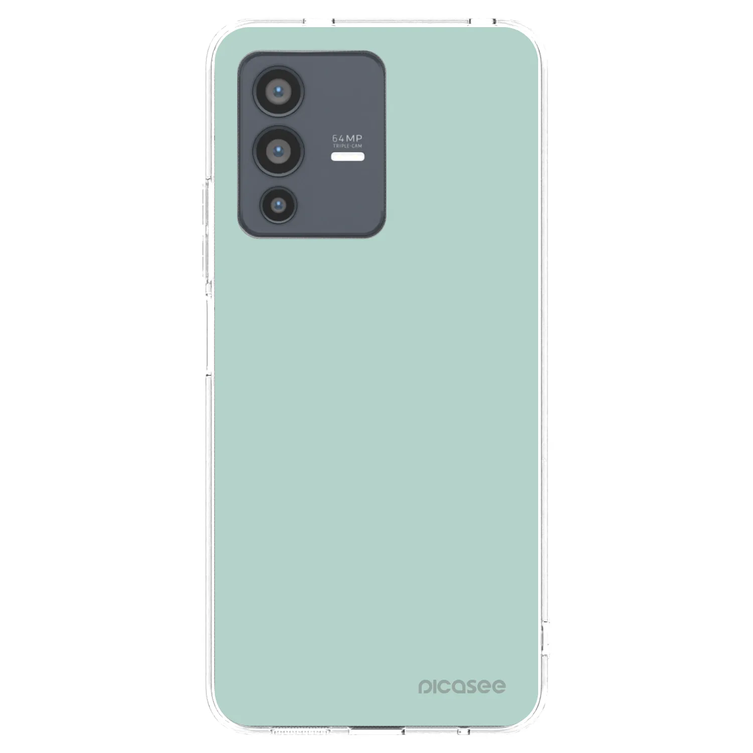 Picasee silikonový průhledný obal pro Vivo V23 5G - Pastel Charm