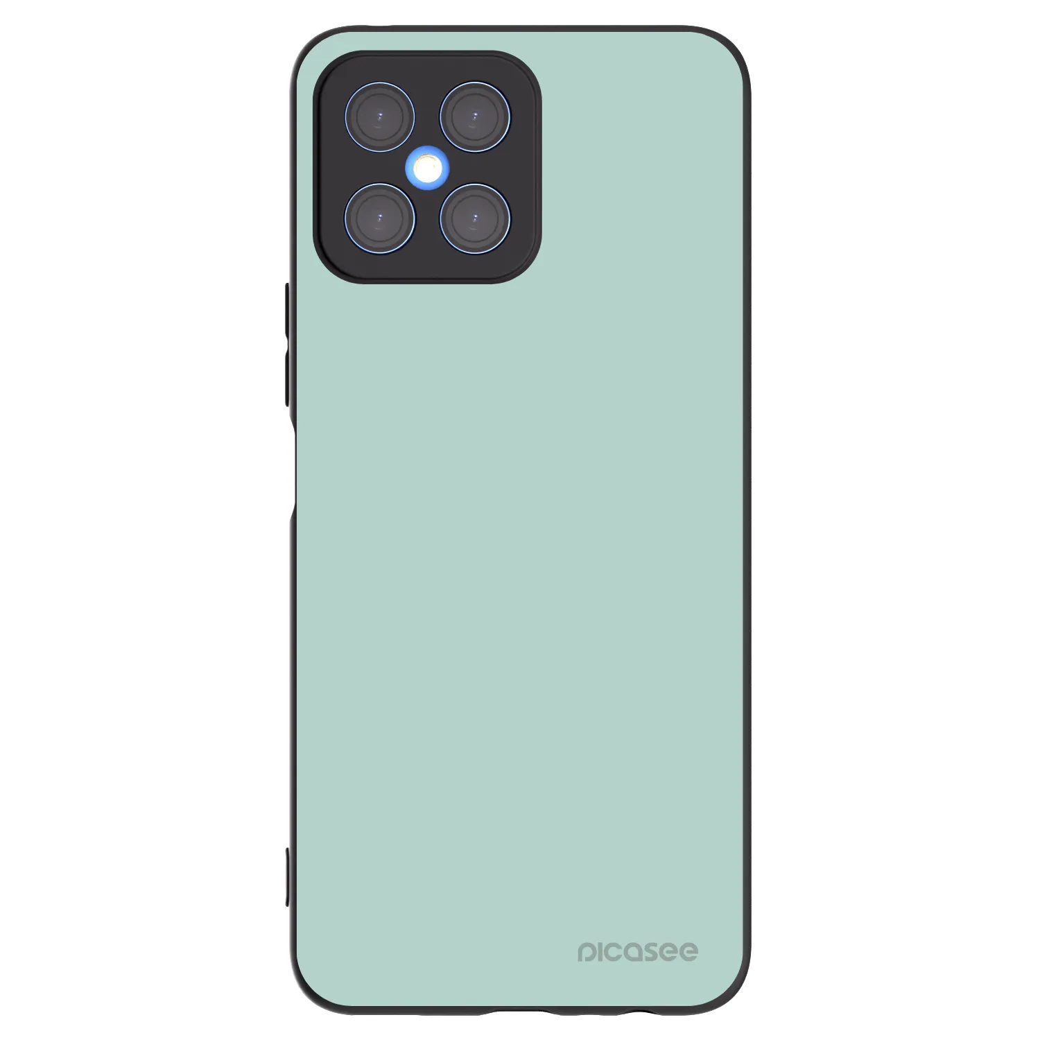 Picasee silikonový černý obal pro Honor X8 4G - Pastel Charm