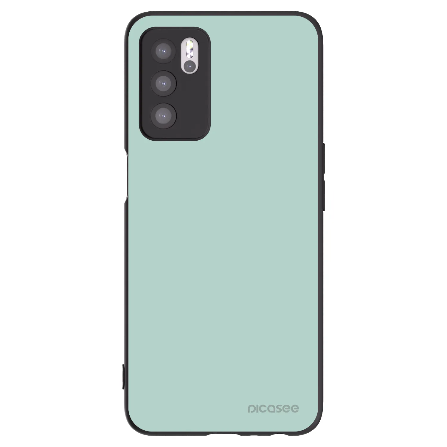 Picasee silikonový černý obal pro OPPO A16s - Pastel Charm
