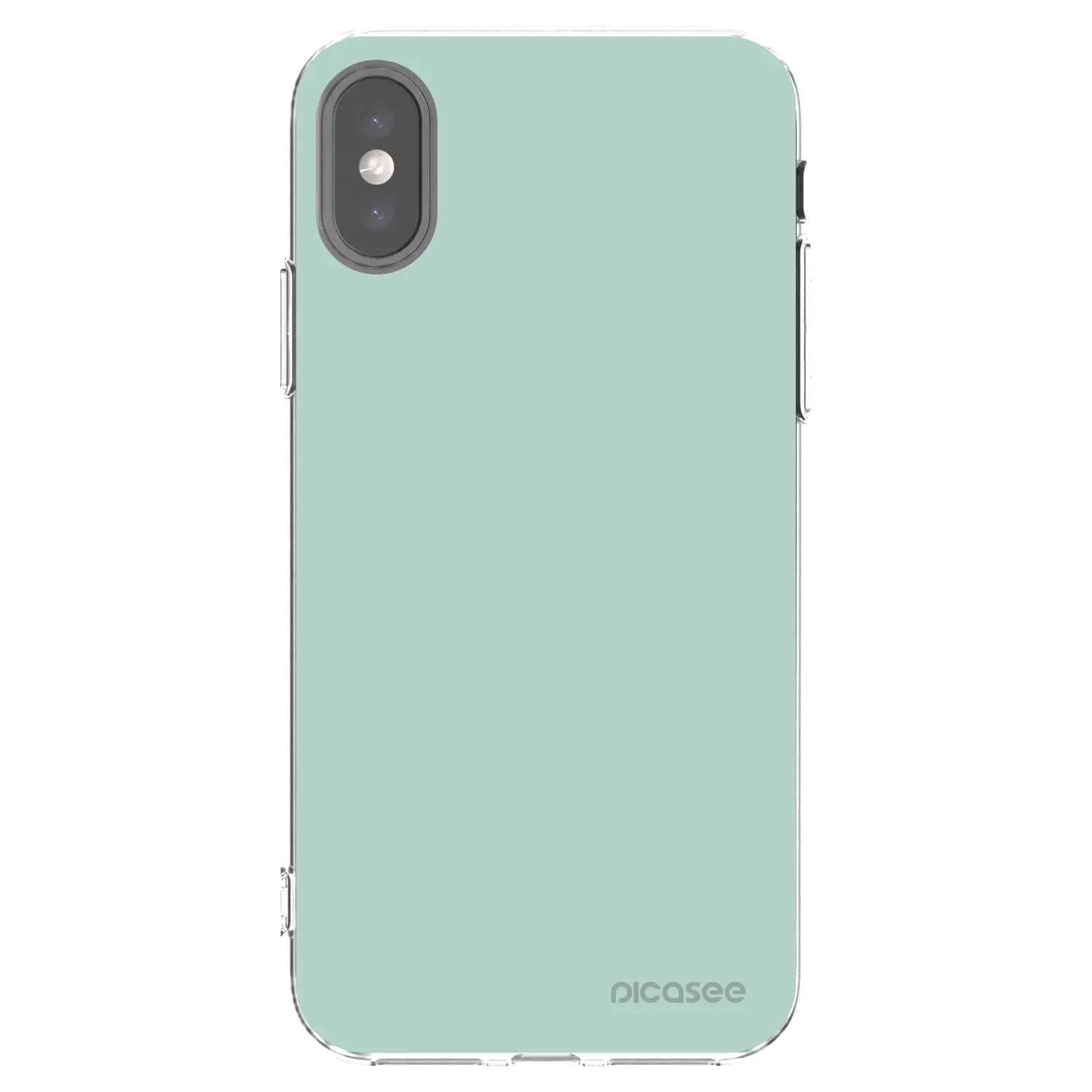 Picasee silikonový průhledný obal pro Apple iPhone X/XS - Pastel Charm