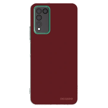 Picasee silikonový průhledný obal pro Honor 10X Lite - Red Bliss