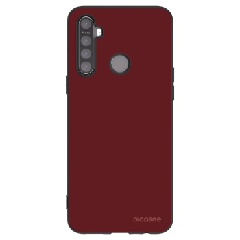 Picasee silikonový černý obal pro Realme 5 - Red Bliss