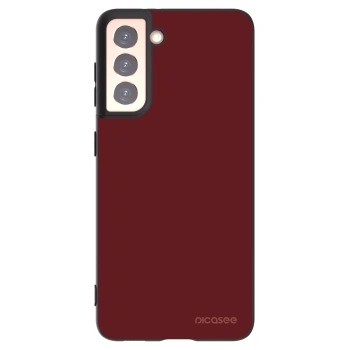 Picasee silikonový černý obal pro Samsung Galaxy S21 5G G991B - Red Bliss