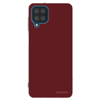 Picasee silikonový průhledný obal pro Samsung Galaxy A12 A125F - Red Bliss