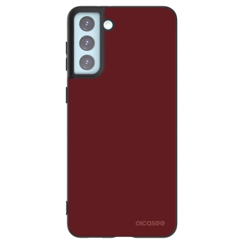 Picasee silikonový černý obal pro Samsung Galaxy S21+ 5G G996F - Red Bliss