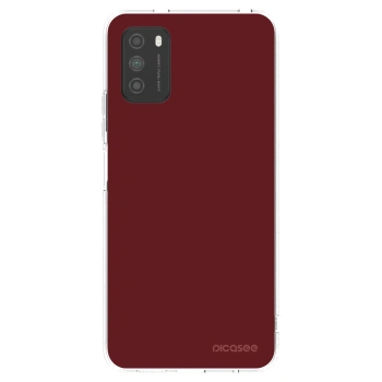 Picasee silikonový průhledný obal pro Xiaomi Poco M3 - Red Bliss