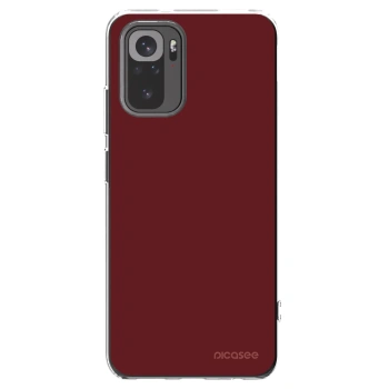 Picasee silikonový průhledný obal pro Xiaomi Redmi Note 10 - Red Bliss