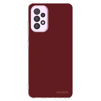 Picasee silikonový průhledný obal pro Samsung Galaxy A32 5G A326B - Red Bliss