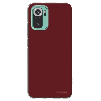 Picasee silikonový průhledný obal pro Xiaomi Redmi Note 10 Pro - Red Bliss