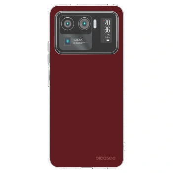 Picasee silikonový průhledný obal pro Xiaomi Mi 11 Ultra - Red Bliss