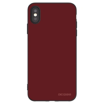 Picasee silikonový černý obal pro Apple iPhone XS Max - Red Bliss