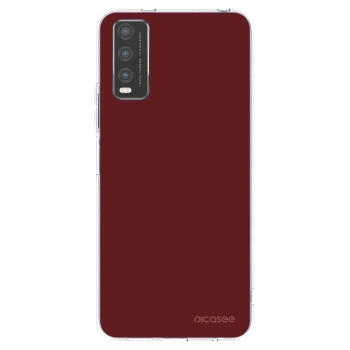 Picasee silikonový průhledný obal pro Vivo Y20s - Red Bliss