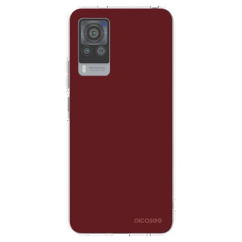 Picasee silikonový průhledný obal pro Vivo X60 Pro 5G - Red Bliss