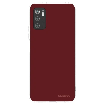 Picasee silikonový průhledný obal pro Xiaomi Poco M3 Pro 5G - Red Bliss