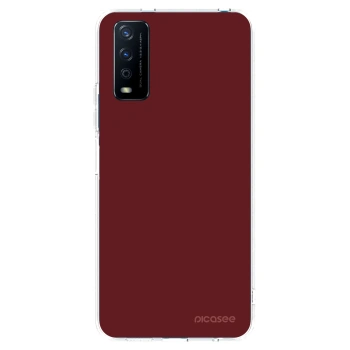 Picasee silikonový průhledný obal pro Vivo Y11s - Red Bliss