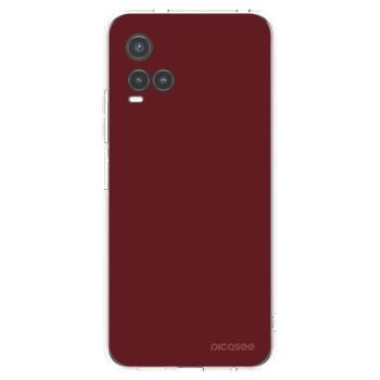 Picasee silikonový průhledný obal pro Vivo Y33s - Red Bliss