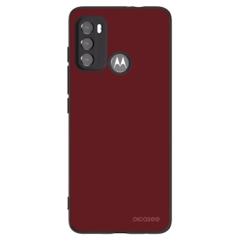 Picasee silikonový černý obal pro Motorola Moto G60 - Red Bliss