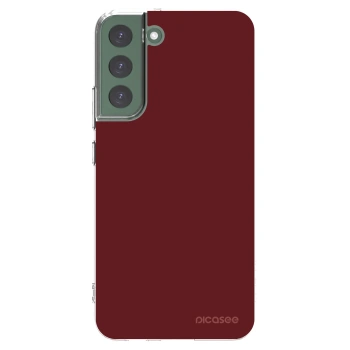 Picasee silikonový průhledný obal pro Samsung Galaxy S22+ 5G - Red Bliss