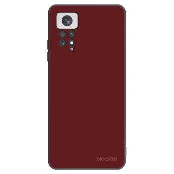 Picasee silikonový černý obal pro Xiaomi Redmi Note 11 - Red Bliss