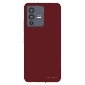 Picasee silikonový průhledný obal pro Vivo V23 5G - Red Bliss