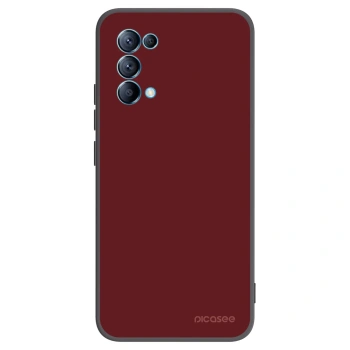 Picasee silikonový černý obal pro OPPO Reno 5 5G - Red Bliss