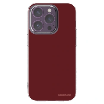 Picasee silikonový průhledný obal pro Apple iPhone 14 Pro - Red Bliss