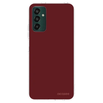 Picasee silikonový průhledný obal pro Samsung Galaxy M13 M135F - Red Bliss