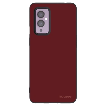 Picasee silikonový černý obal pro OnePlus 9 - Red Bliss