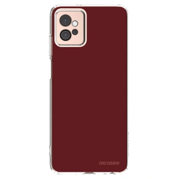 Picasee silikonový průhledný obal pro Motorola Moto G32 - Red Bliss