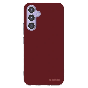 Picasee silikonový průhledný obal pro Samsung Galaxy A54 5G A546B - Red Bliss