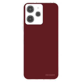 Picasee silikonový průhledný obal pro Xiaomi Redmi 12 4G - Red Bliss