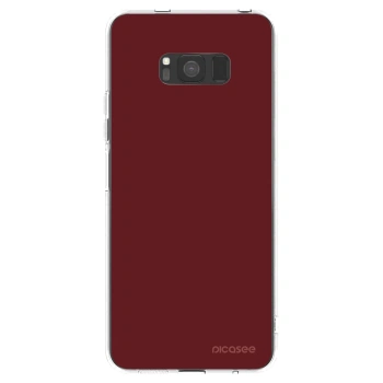 Picasee silikonový průhledný obal pro Samsung Galaxy S8 G950F - Red Bliss