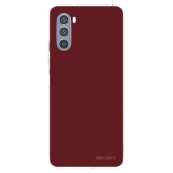 Picasee silikonový průhledný obal pro Motorola Moto G62 - Red Bliss