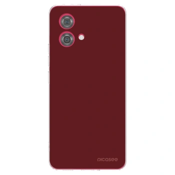 Picasee silikonový průhledný obal pro Motorola Moto G84 5G - Red Bliss