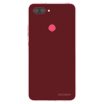 Picasee silikonový průhledný obal pro Xiaomi Mi 8 Lite - Red Bliss