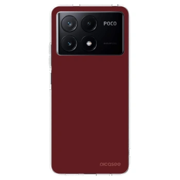 Picasee silikonový průhledný obal pro Xiaomi Poco X6 Pro - Red Bliss