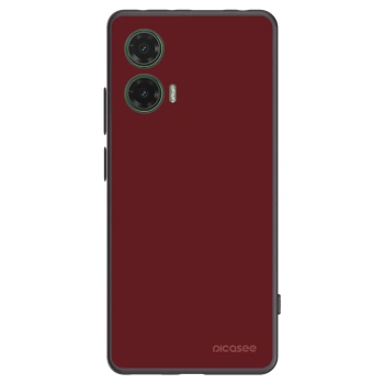 Picasee silikonový černý obal pro Motorola Moto G35 5G - Red Bliss