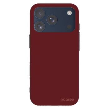 Picasee silikonový průhledný obal pro Apple iPhone 17 Pro - Red Bliss