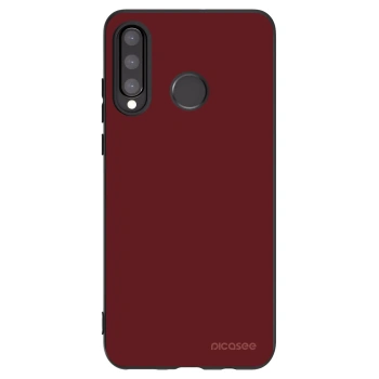 Picasee silikonový černý obal pro Huawei P30 Lite - Red Bliss