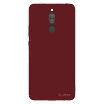 Picasee silikonový průhledný obal pro Xiaomi Redmi 8 - Red Bliss